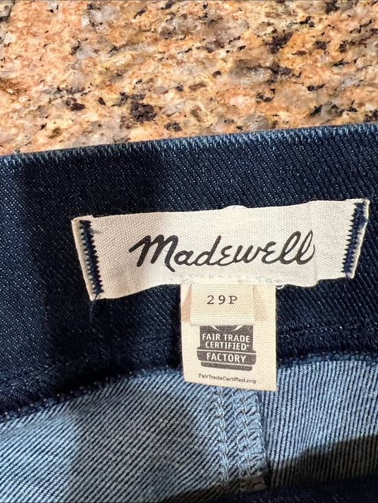 Madewell Denim - Madewell Dark Indigo Waistband Jeans - Dark Blue